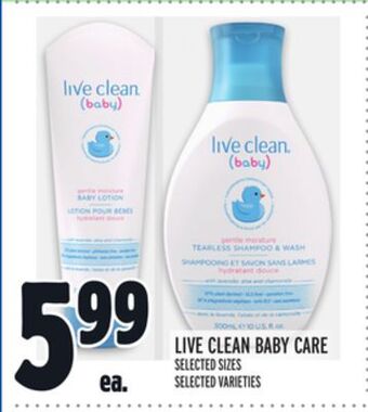 Metro Live clean baby care offer