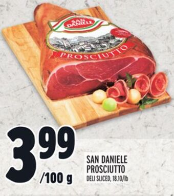 Metro San daniele prosciutto offer