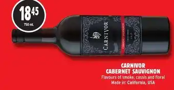Metro Carnivor cabernet sauvignon offer