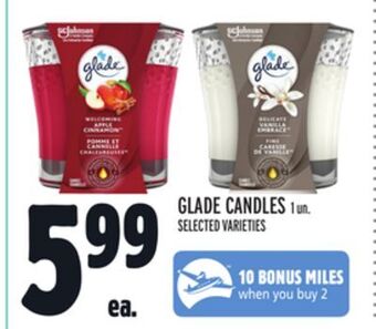 Metro Glade candles offer