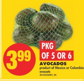 No Frills Avocados, pkg of 5 or 6 offer