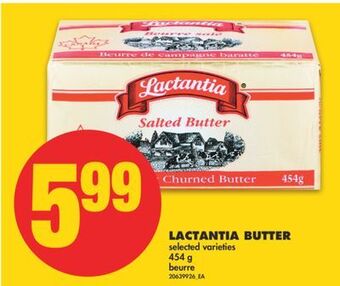 No Frills Lactantia butter, 454 g offer