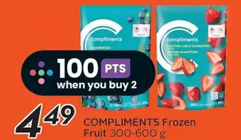 Sobeys Urban Fresh Compliments frozen fruit offer