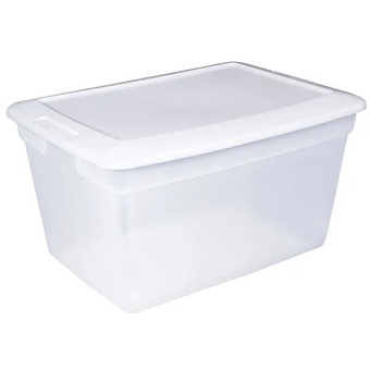 Walmart Sterilite 55 l clear tote offer