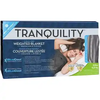 Walmart Tranquility 15-lb. weighted cooling blanket | 20-lb. blanket offer