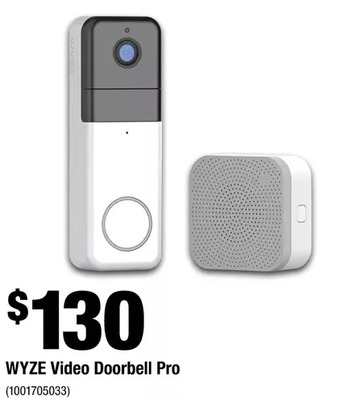 Home Depot Wyze video doorbell pro offer