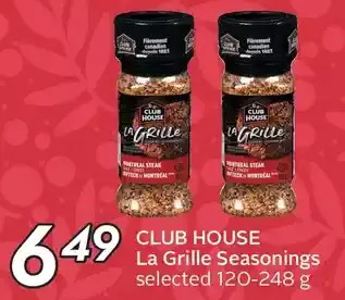 Sobeys Club house la grille seasonings offer