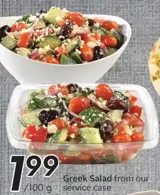 Sobeys Greek salad offer