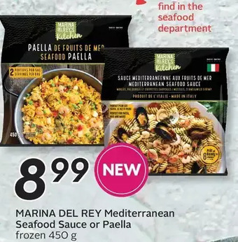 Sobeys Marina del rey mediterranean seafood sauce or paella offer