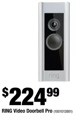 Home Depot Ring video doorbell pro offer