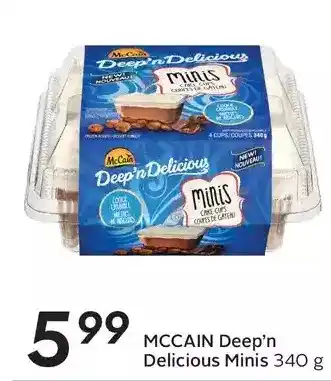 Sobeys Mccain deep'n delicious minis offer