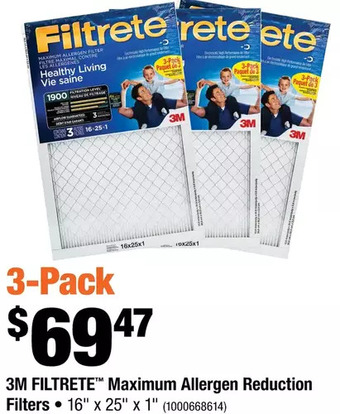 3m filtrete maximum allergen reduction filters