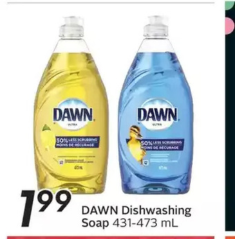 Sobeys Dawn dishwashing soap offer