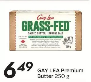 Sobeys Gay lea premium butter offer
