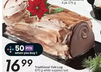 Sobeys Traditional yule log offer