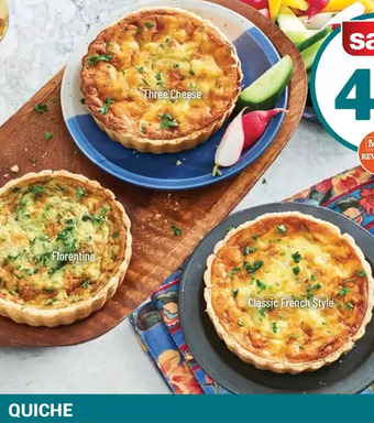 M & M Food Market Quiche offer