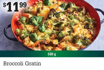 M & M Food Market Broccoli gratin offer