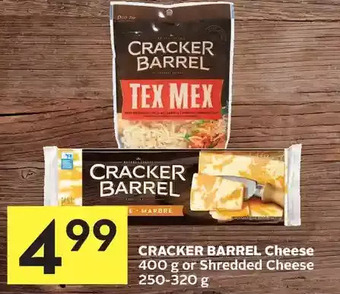 Foodland Cracker barrel cheese or shredded cheese offer