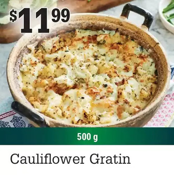 M & M Food Market Cauliflower gratin offer