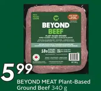 Sobeys Beyond meat plant-based ground beef offer
