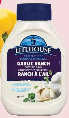 Giant Tiger 591 ml litehouse dressing & dip offer