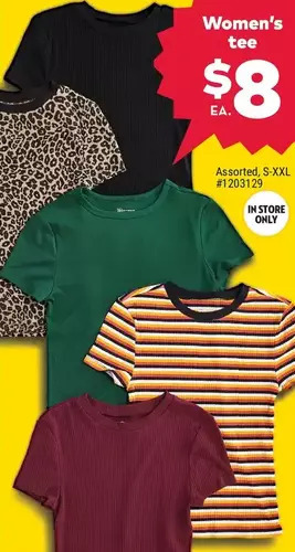 Giant Tiger Women's tee offer