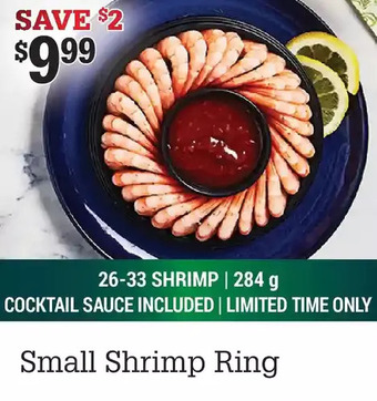 M & M Food Market Small shrimp ring offer