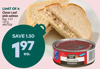 Giant Tiger Clover leaf pink salmon offer