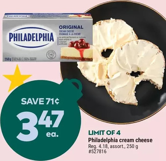 Giant Tiger Philadelphia cream cheese offer