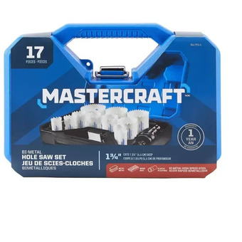 Canadian Tire Mastercraft 17-pc bi-metal hole saw set offer