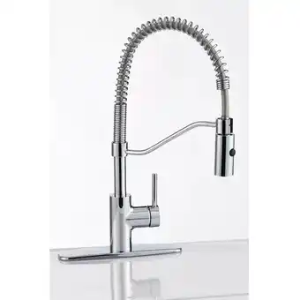 Canadian Tire Danze jasper 1-handle kitchen faucet | stainless-steel or matte-black model offer