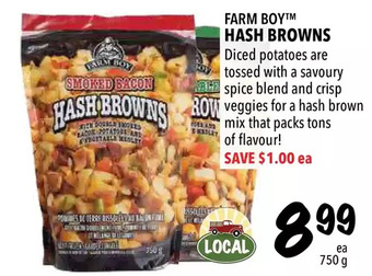 Farm Boy Farm boy hash browns offer