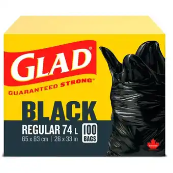 Canadian Tire Glad garbage bags, 100-pk. | garbage, recyling or compost bags offer