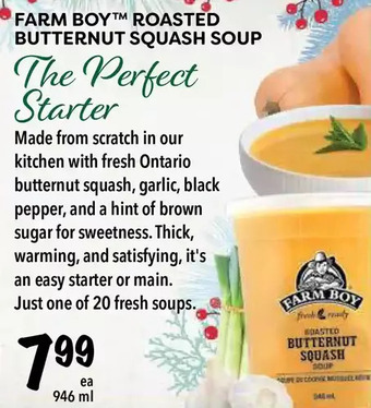 Farm Boy Farm boy roasted butternut squash soup offer