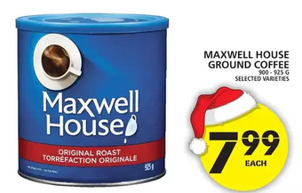 Food Basics Maxwell house ground coffee offer