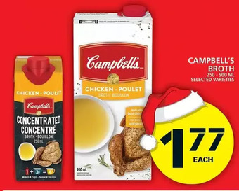 Food Basics Campbell's broth offer