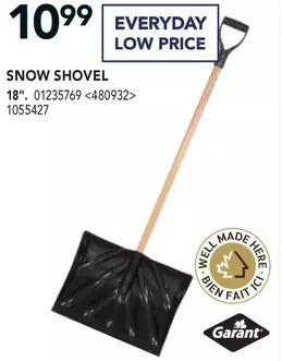 RONA Garant snow shovel offer