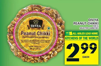 Food Basics Divya peanut chikki offer