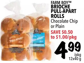 Farm Boy Farm boy brioche pull-apart rolls offer