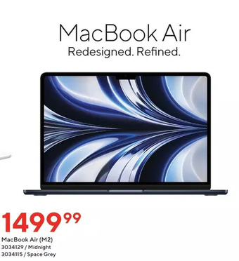Staples Apple macbook air (m2) offer