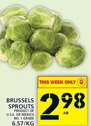 Food Basics Brussels sprouts offer