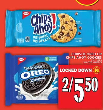 Food Basics Christie oreo or chips ahoy cookies offer
