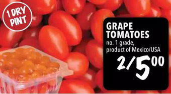 Farm Boy Grape tomatoes offer