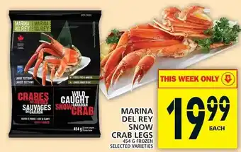 Food Basics Marina del rey snow crab legs offer
