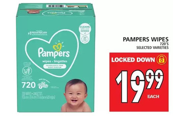 Food Basics Pampers wipes offer