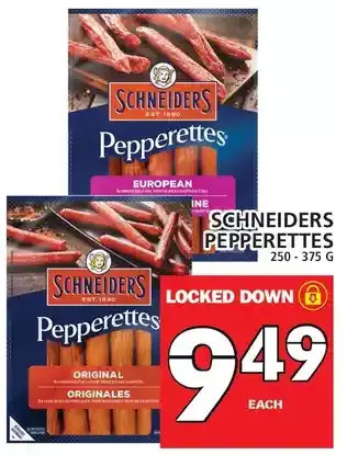 Food Basics Schneiders pepperettes offer