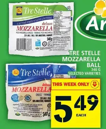 Food Basics Tre stelle mozzarella ball offer