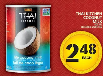 Food Basics Thai kitchen coconut milk offer