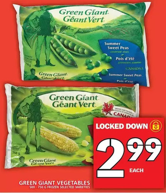 Food Basics Green giant vegetables offer
