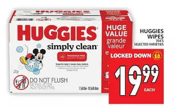 Food Basics Huggies wipes offer